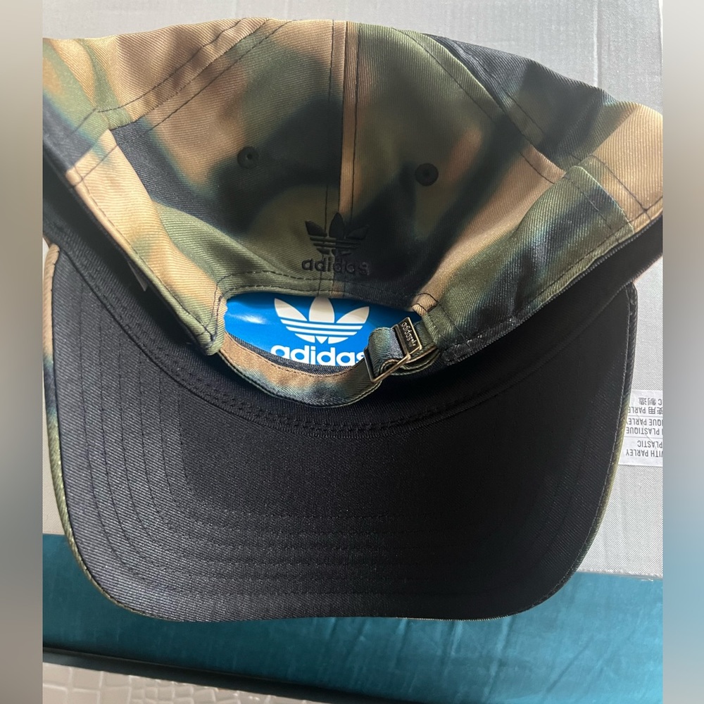 Adidas RELAXED BLUR CAMO STRAP-BACK HAT - Picture 2 of 9